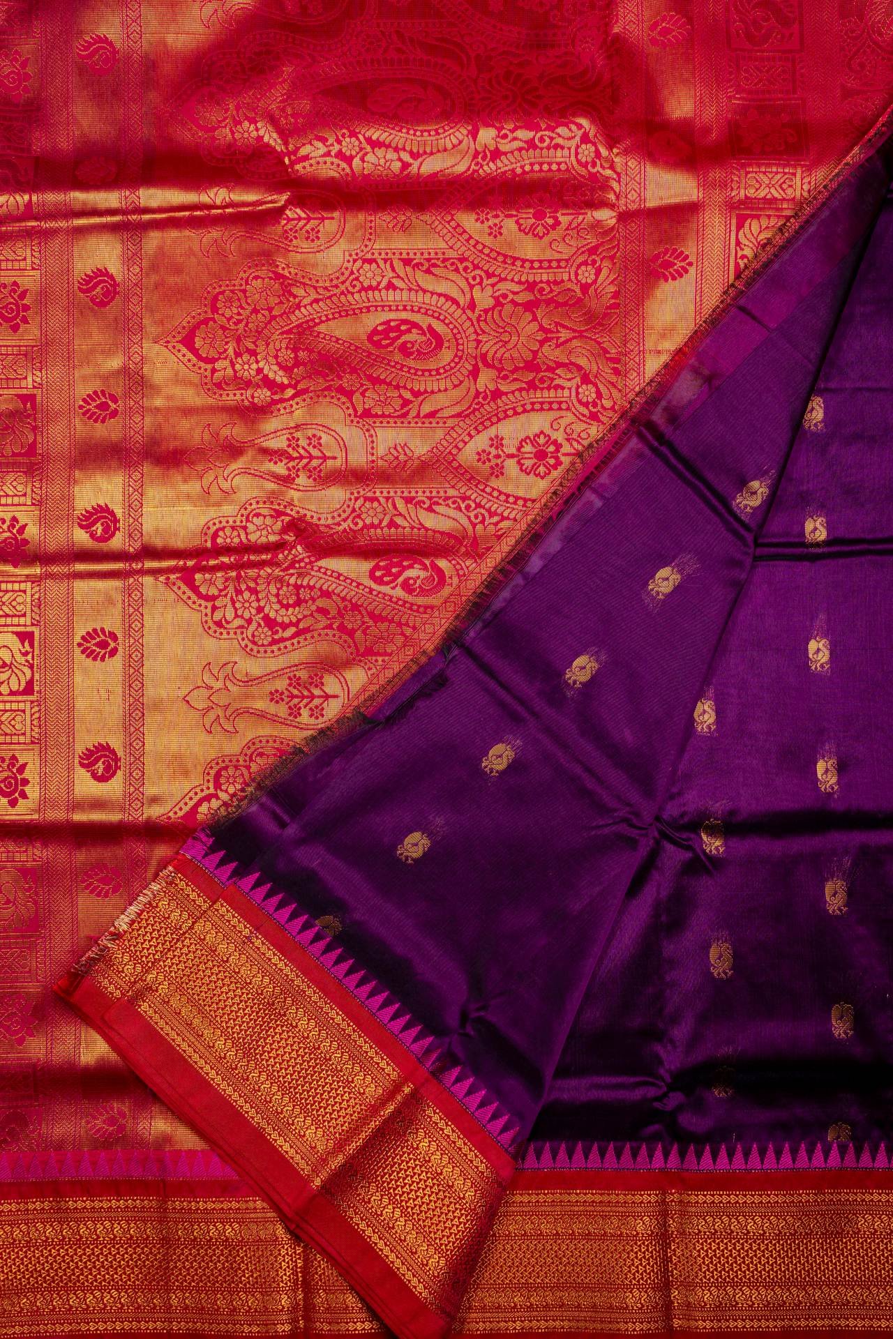 Ilkal Silk Saree | VKSH0306D - Image 2