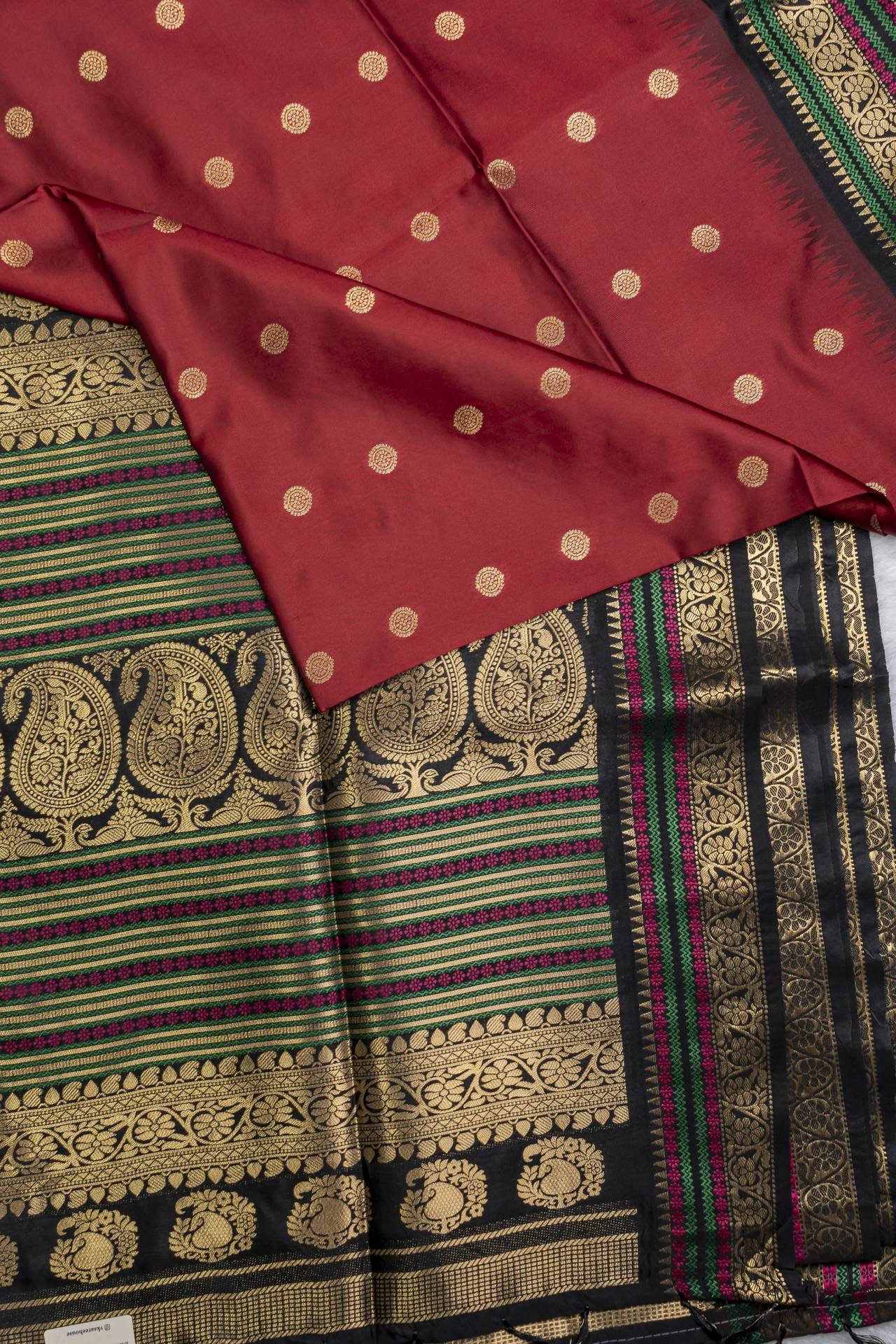 Semi Gadwal Silk | VKSH0425A - Image 2