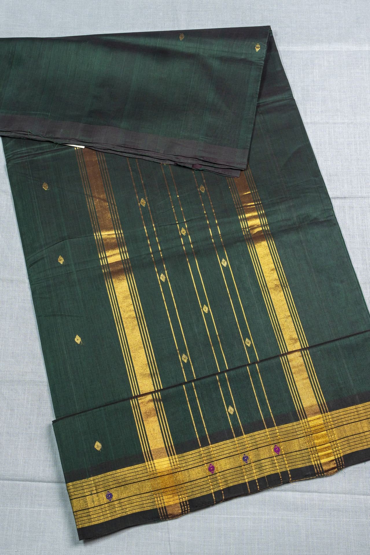 Venkatagiri Handloom Cotton Saree | VKSH0396A - Image 3