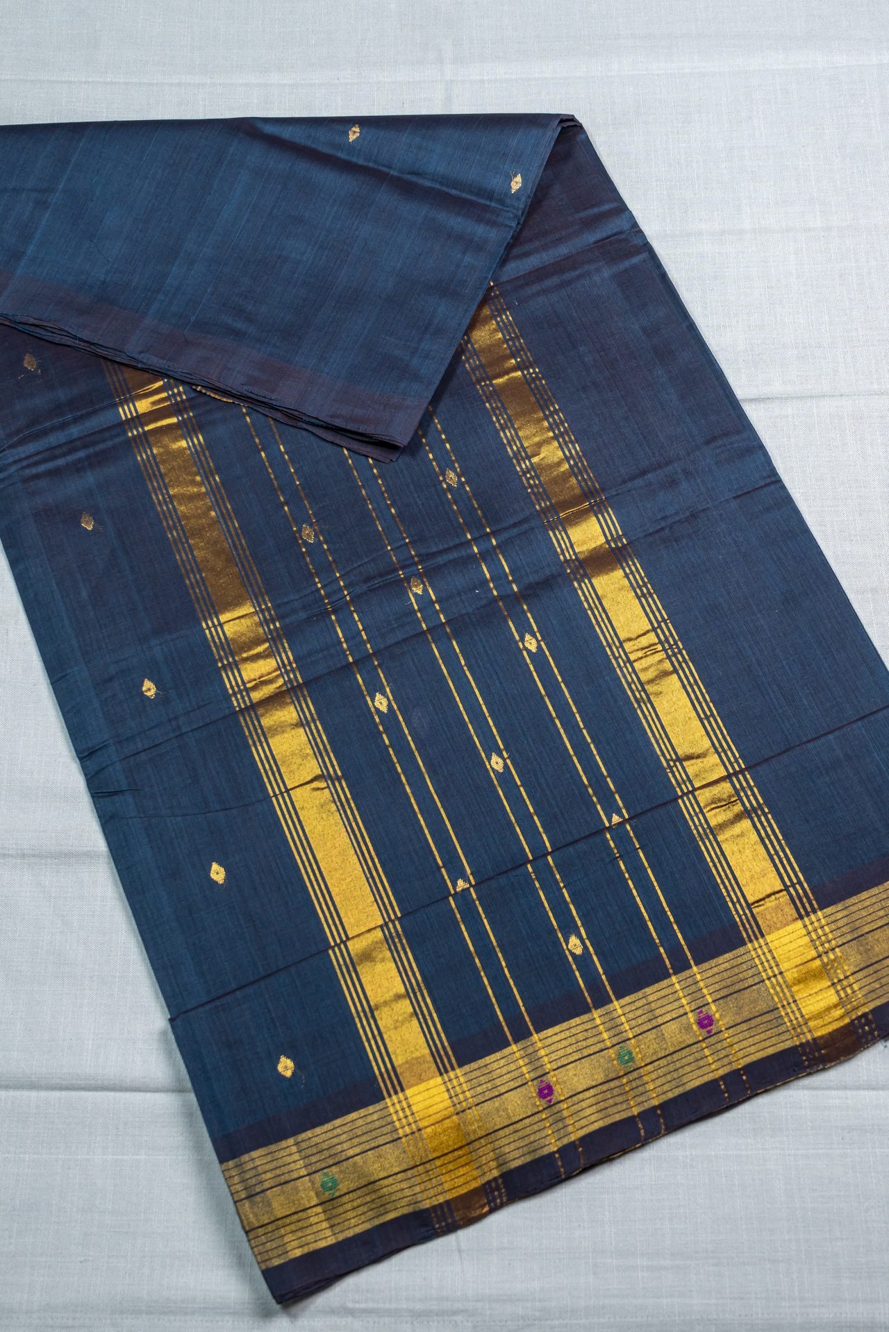 Venkatagiri Handloom Cotton Saree | VKSH0396C - Image 3