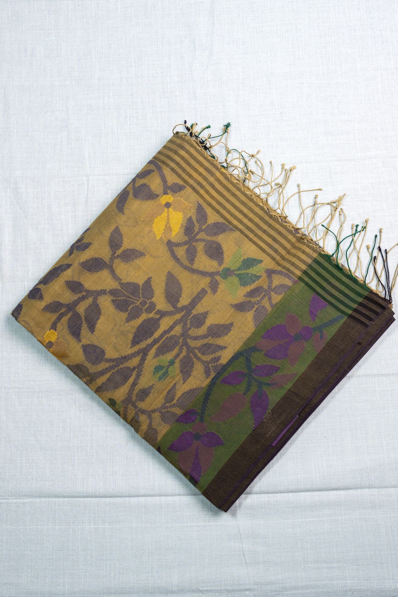 Jamdani Handloom Cotton Saree | VKSH0149J