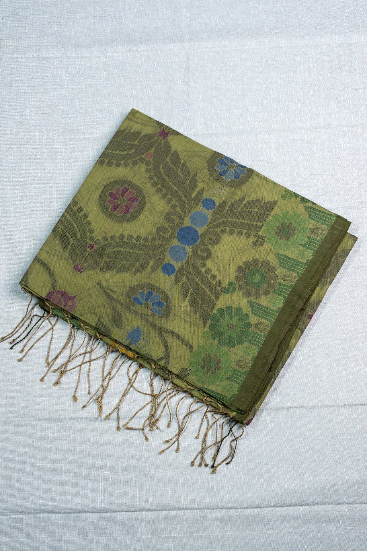Jandani Handloom Cotton Saree| VKSK0149I