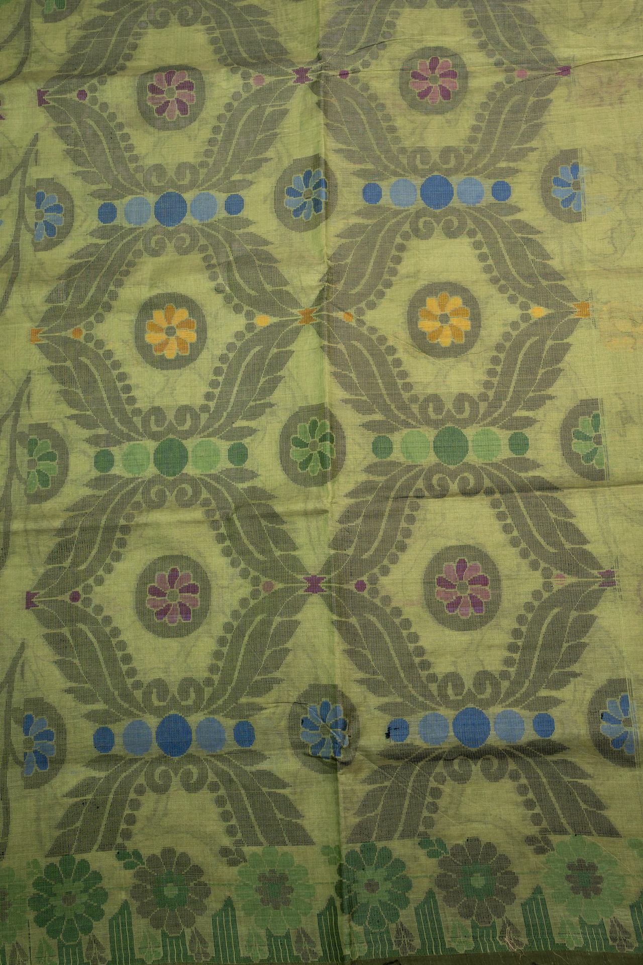 Jandani Handloom Cotton Saree| VKSK0149I - Image 2