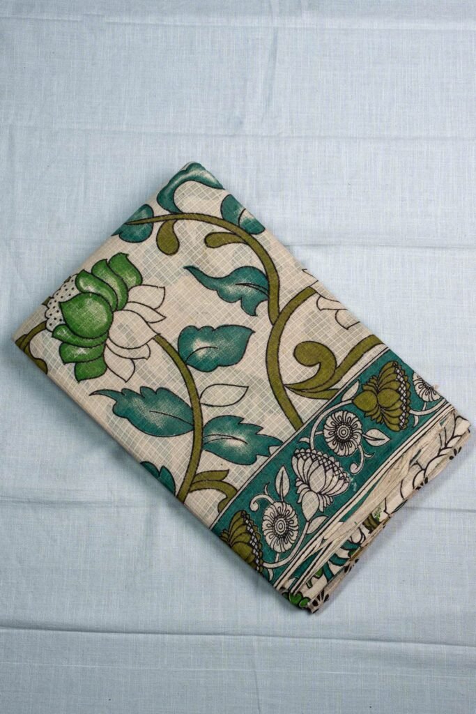 Kalamkari Kota Cotton Saree | VKSH0286e