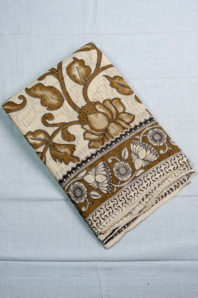 Kalamkari Kota Cotton Saree | VKSH0286d