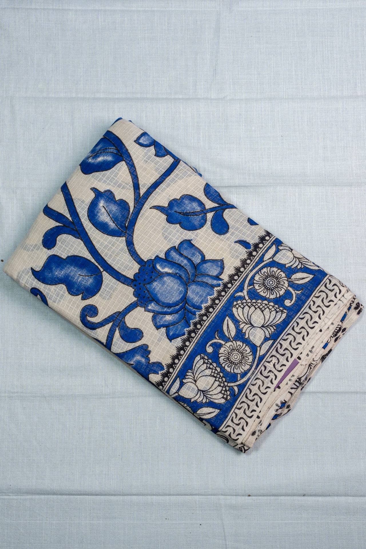 Kalamkari Kota Cotton Saree | VKSH0286a