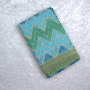Premium Crush Georgette Rangkat Saree | VKSH0460G