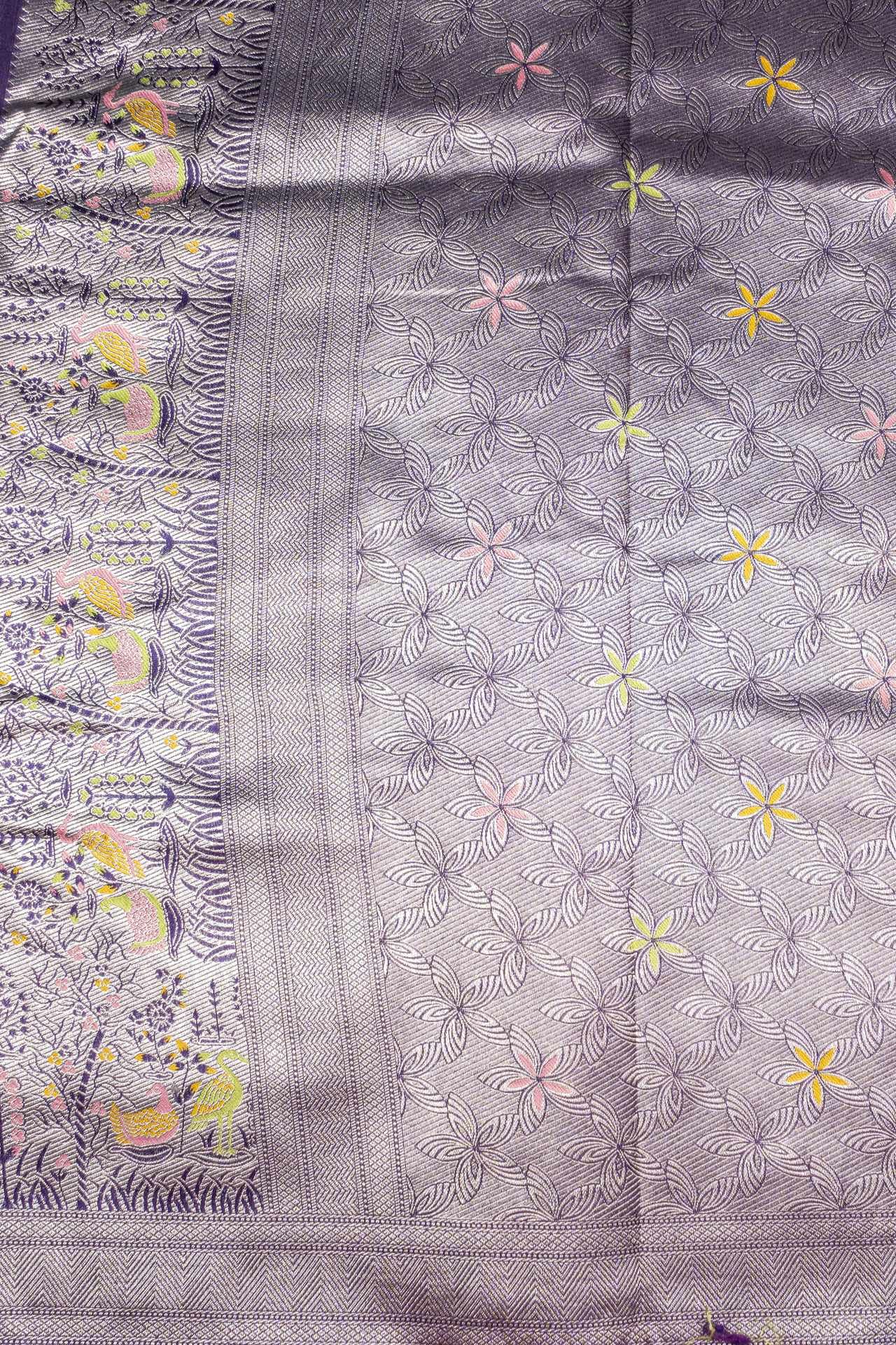 Tussar Saree | VKSH0227K - Image 2