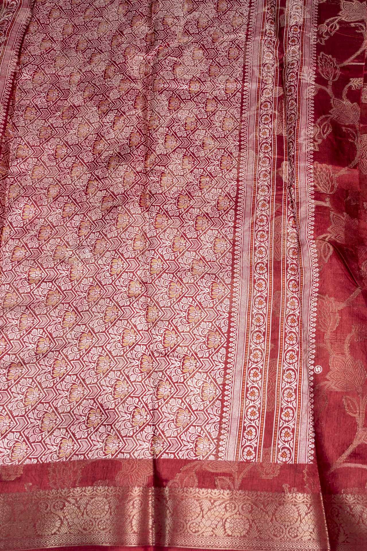 Viscose Silk Saree | VKSK0235B - Image 2