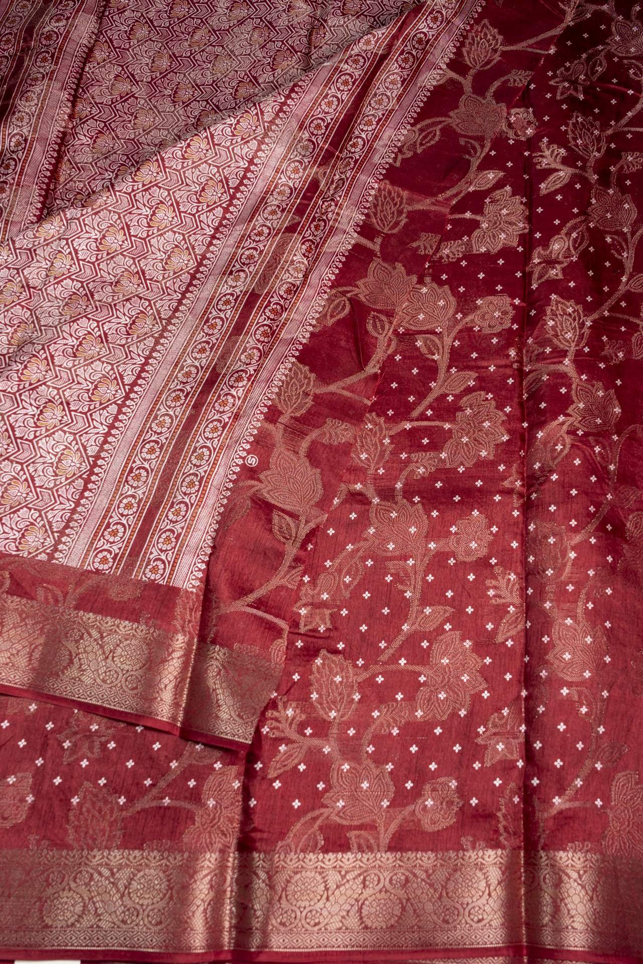 Viscose Silk Saree | VKSK0235B - Image 3