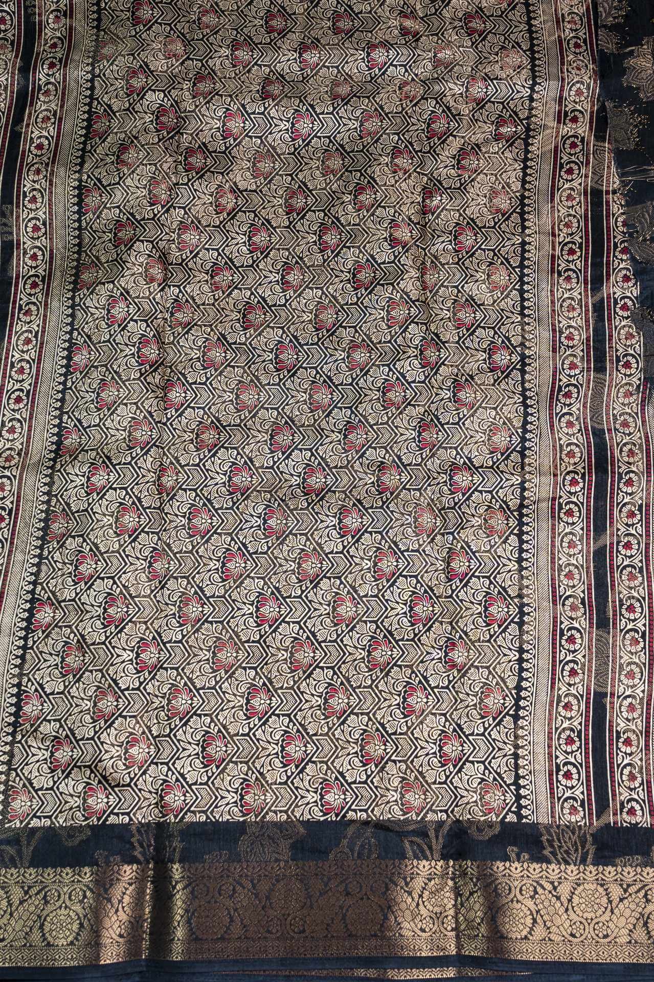 Viscose Silk Saree | VKSK0235D - Image 2