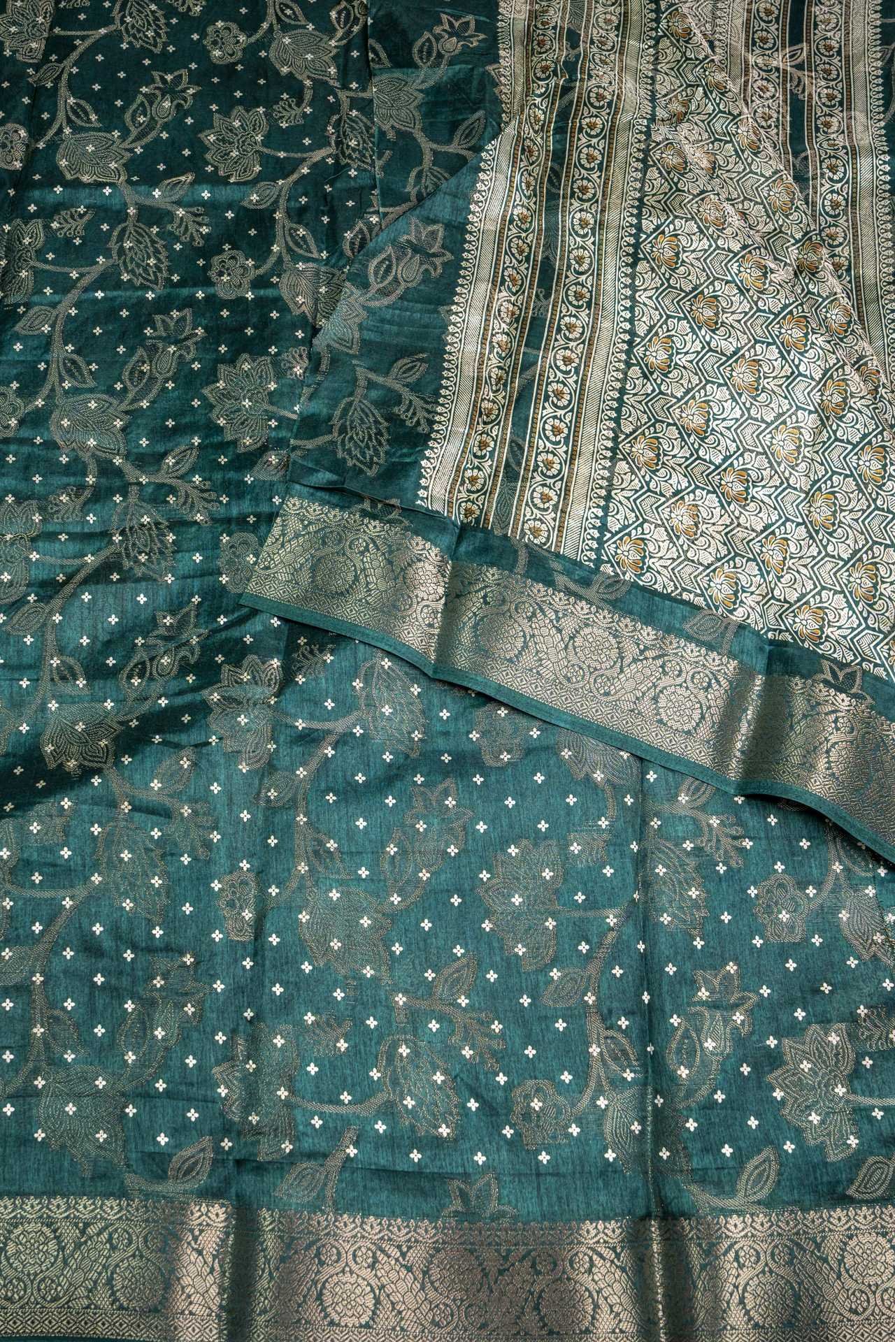Viscose Silk Saree | VKSK0235A - Image 3