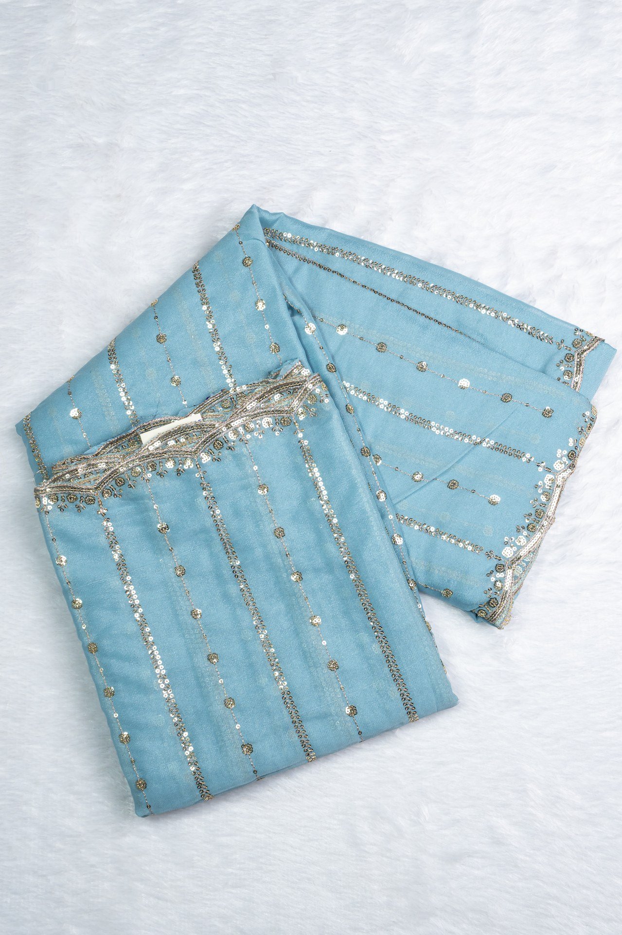 Semi Georgette with Embroidery Work | VKSH0271F