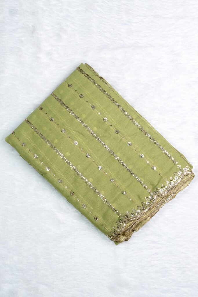 Semi Georgette with Embroidery Work | VKSH0271D