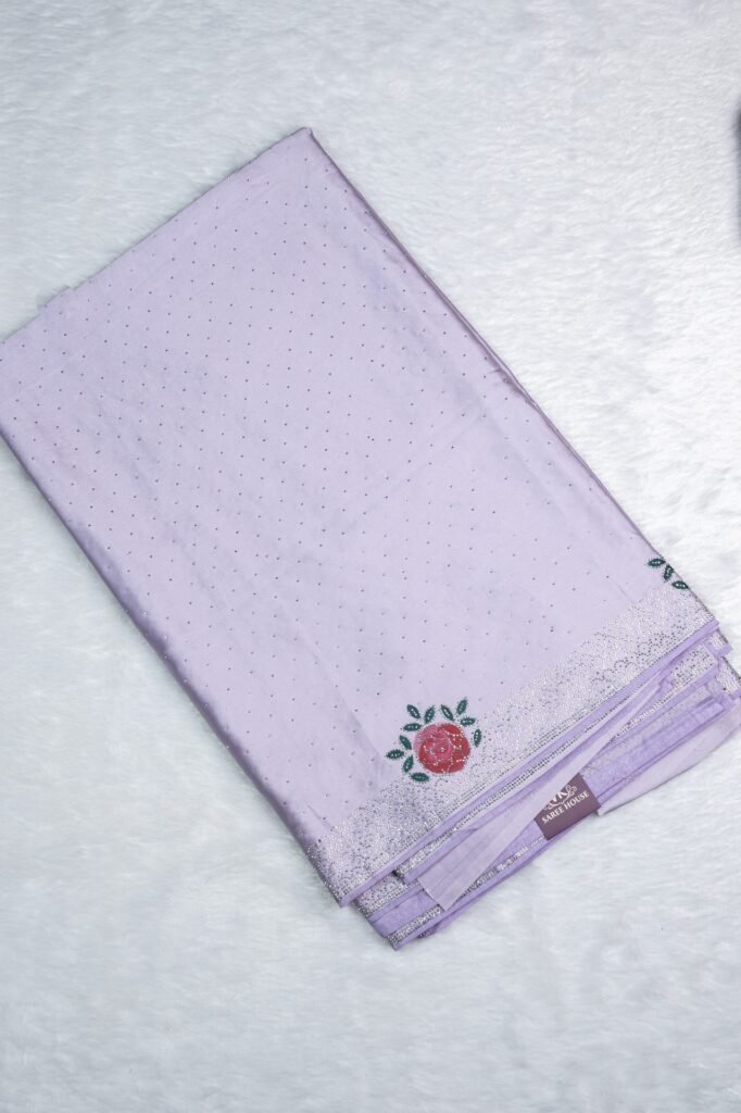 Satin saree | VKSH0233B