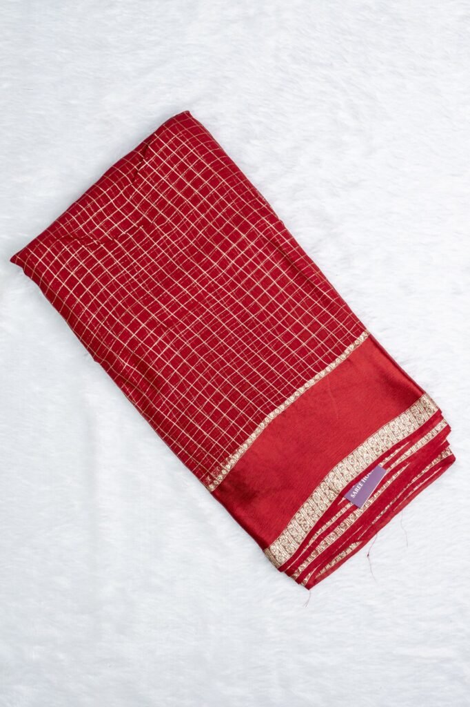 Viscose Geogette Checks | VKSH0350B