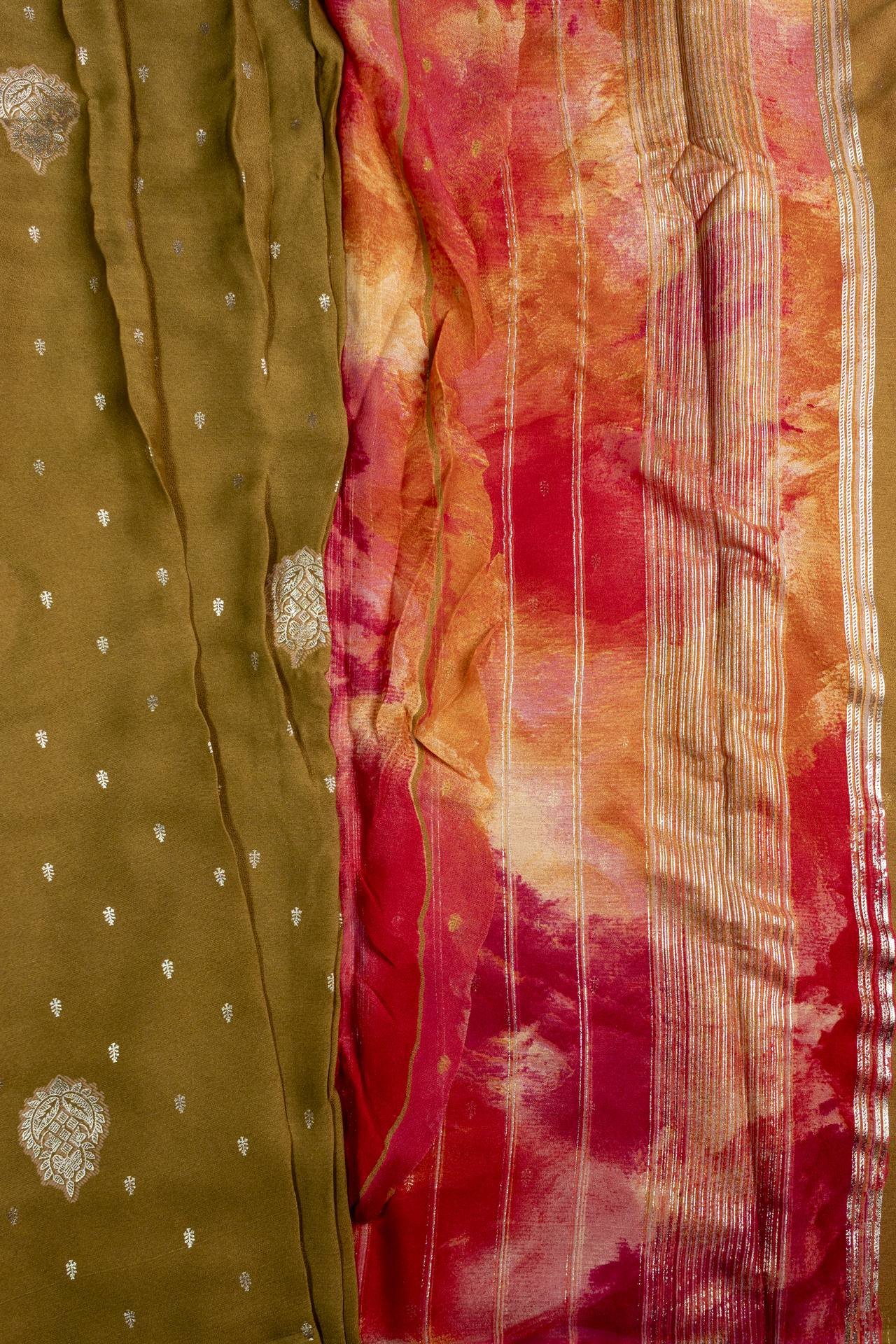 Premium Chiffon Saree | VKSH0261G - Image 2