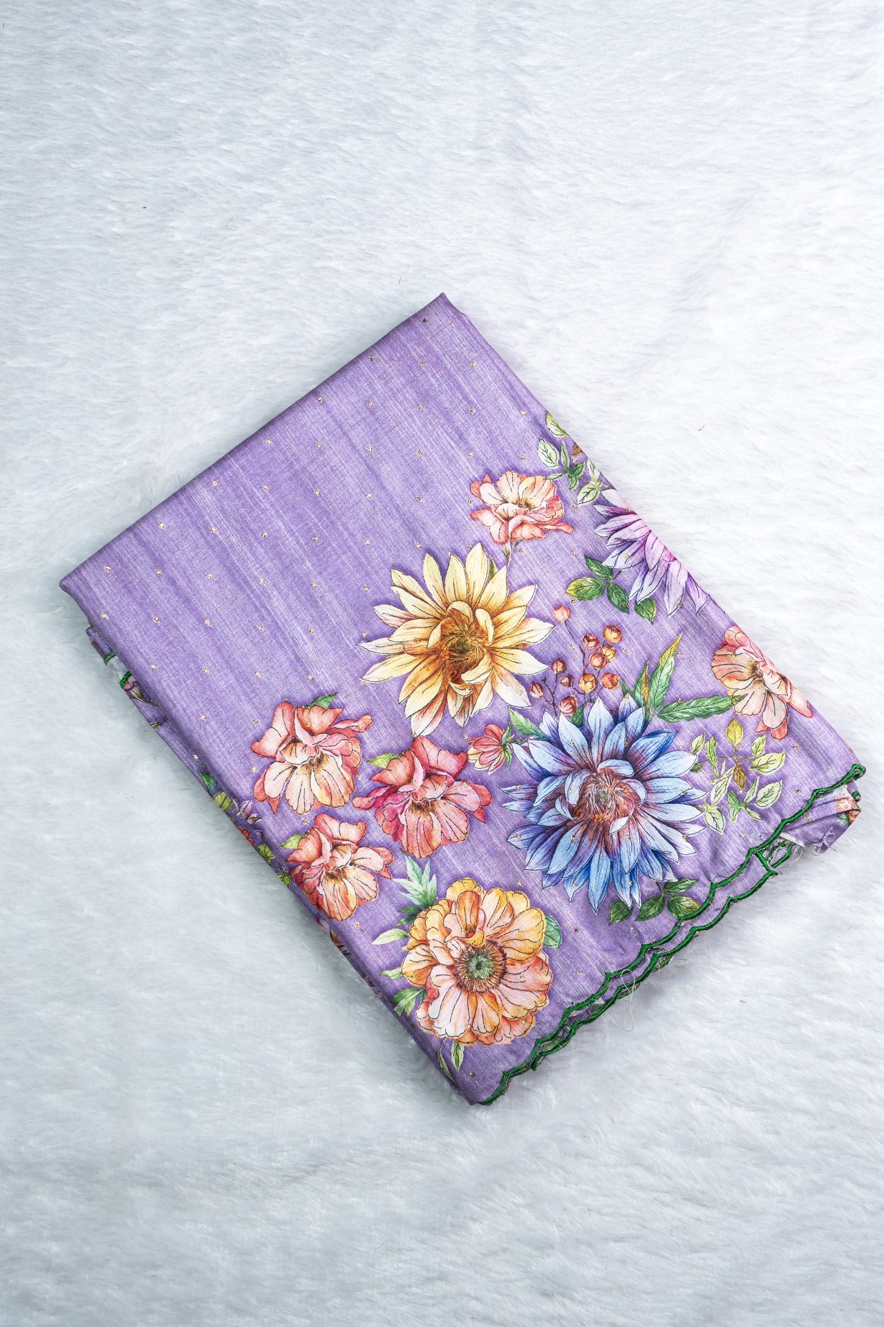 Tussar Saree with Digital Print | VKSH0230H