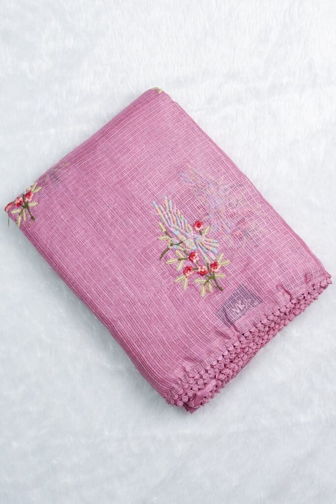 Kota embroidery Silk Saree | VKSH0328C