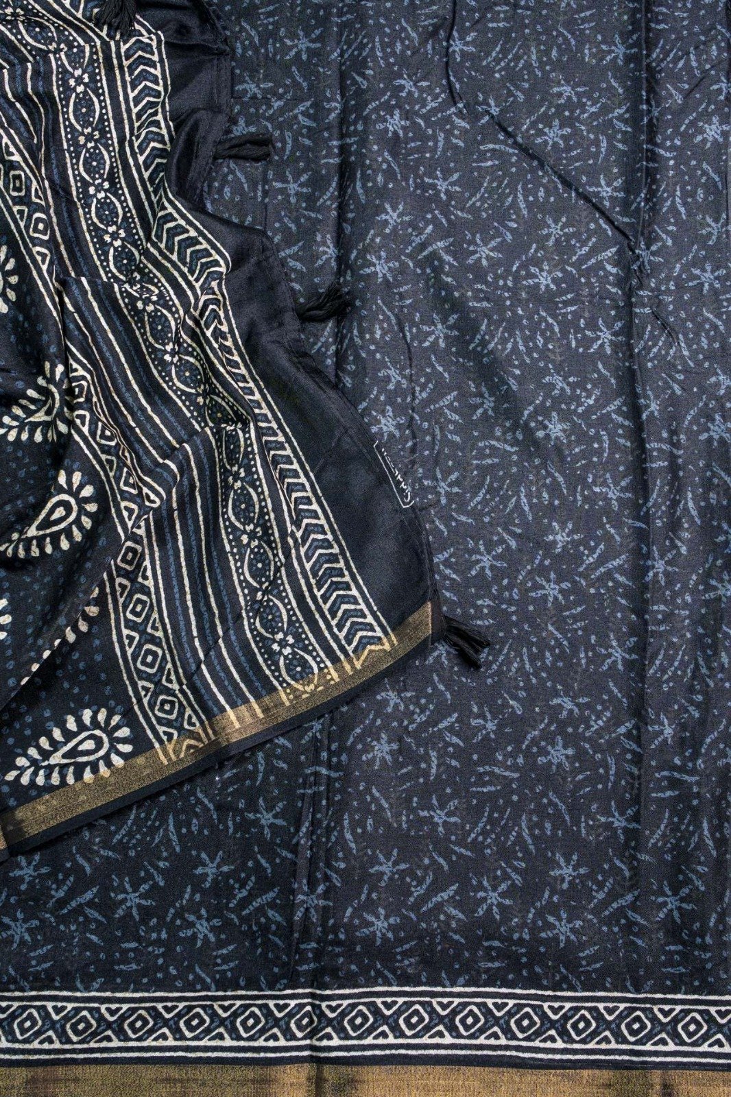 Mul Cotton Saree | VKSH0280c - Image 3