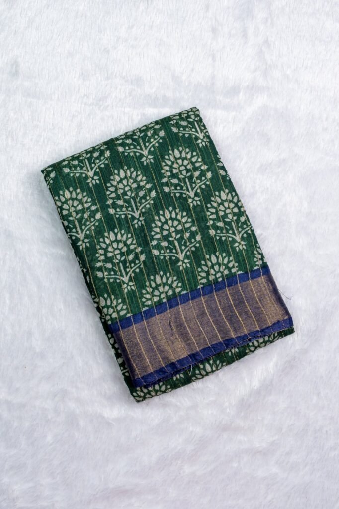 Semi Chanderi Saree | VKSH0229e