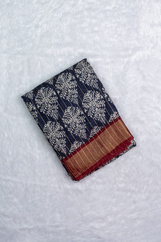 Semi Chanderi Saree | VKSH0229d