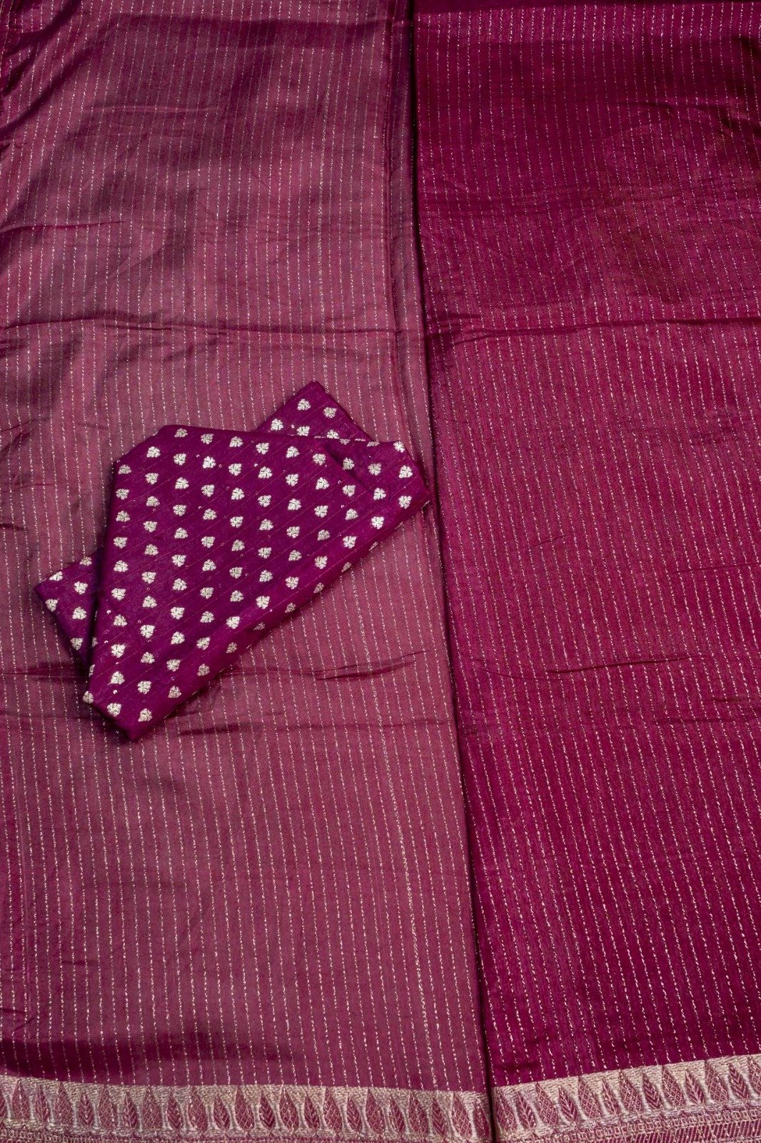 Semi Georgette Saree | VKSH0359B - Image 2