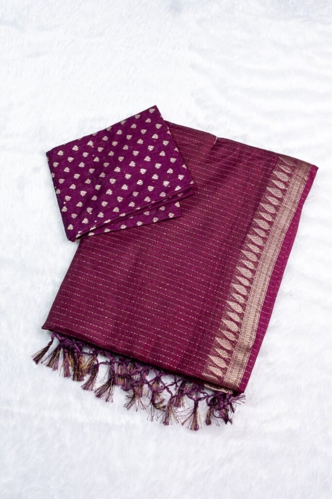 Semi Georgette Saree | VKSH0359B