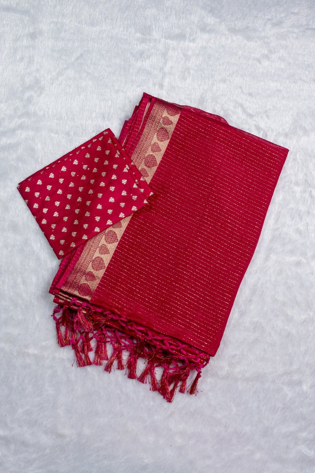 Semi Georgette Saree | VKSH0359d