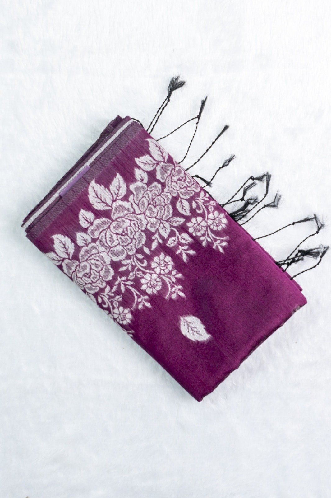 Jute Cotton Saree | VKSH0295d