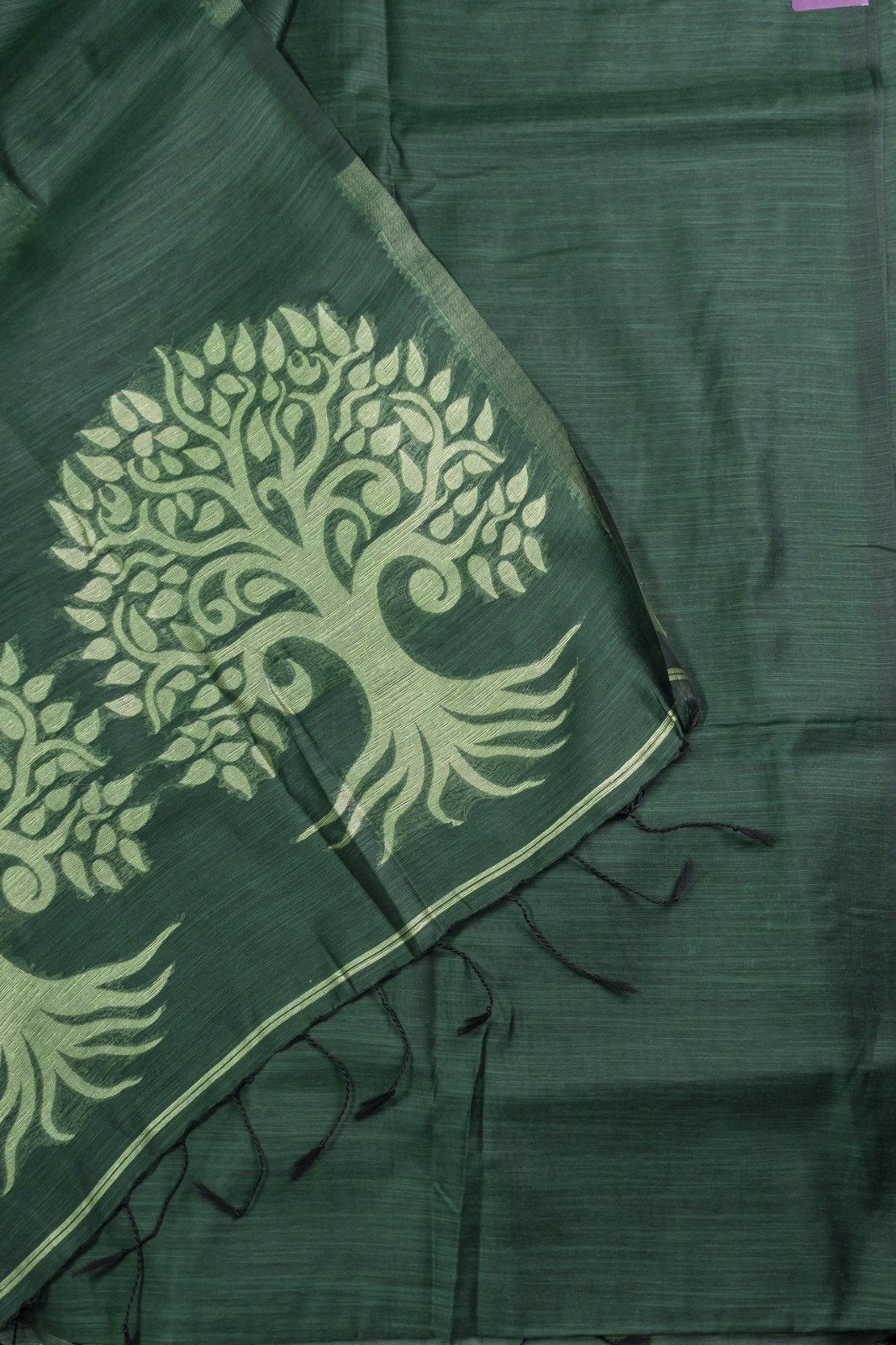 Jute Cotton Saree | VKSH0295f - Image 2