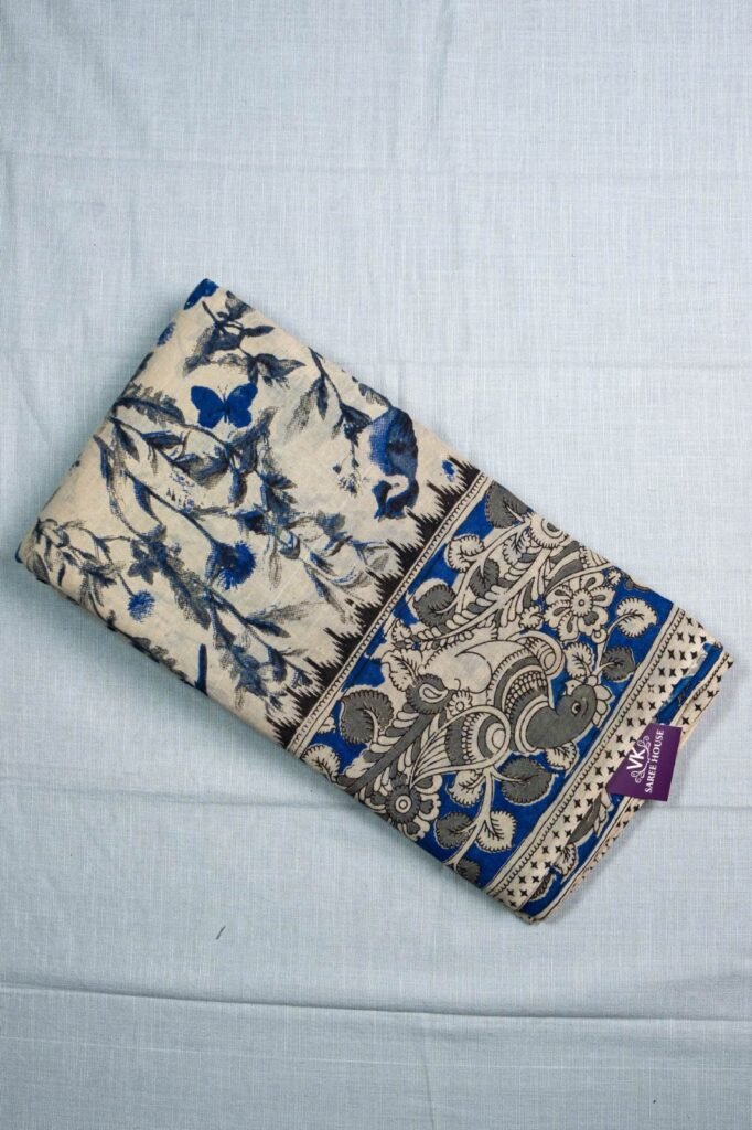 Kalamkari Cotton Saree | VKSH0285a