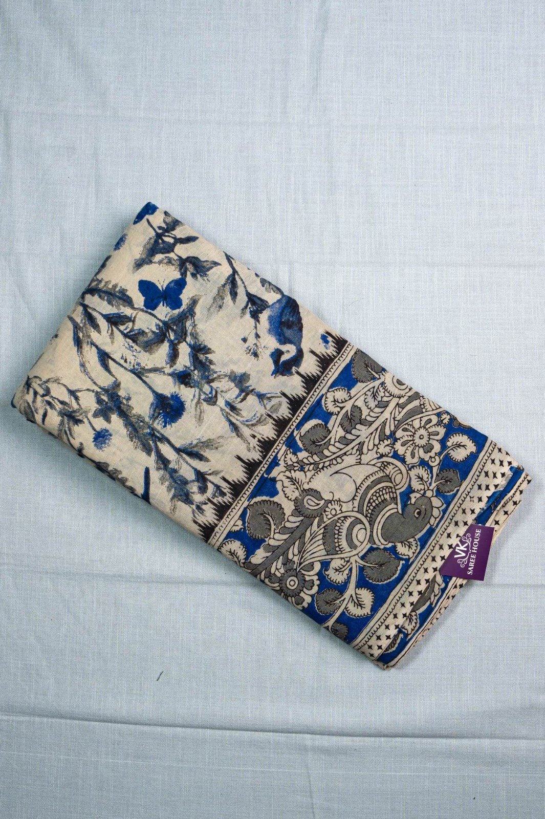 Kalamkari Cotton Saree | VKSH0285a