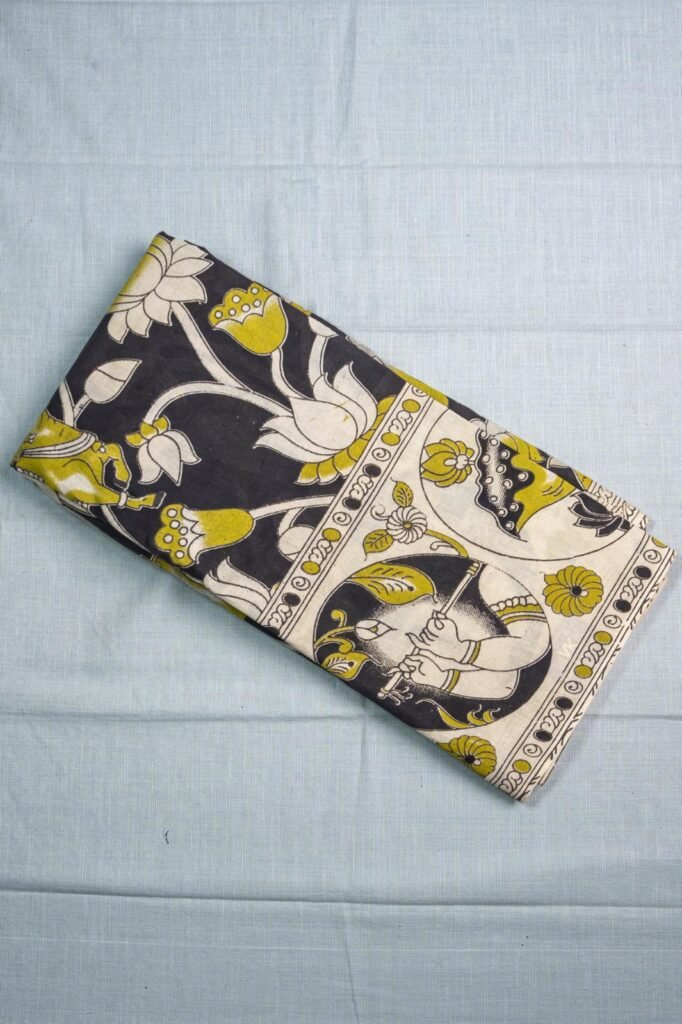 Kalamkari Cotton Saree | VKSH0285e