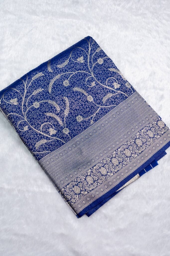Banarasi Silk Jaal Saree | VKSH0104a