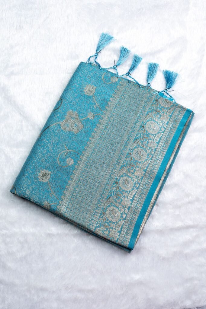 Banarasi Silk Jaal Saree | VKSH0104f