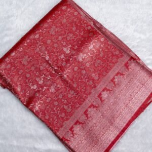 Banarasi Silk Jaal Saree | VKSH0181d