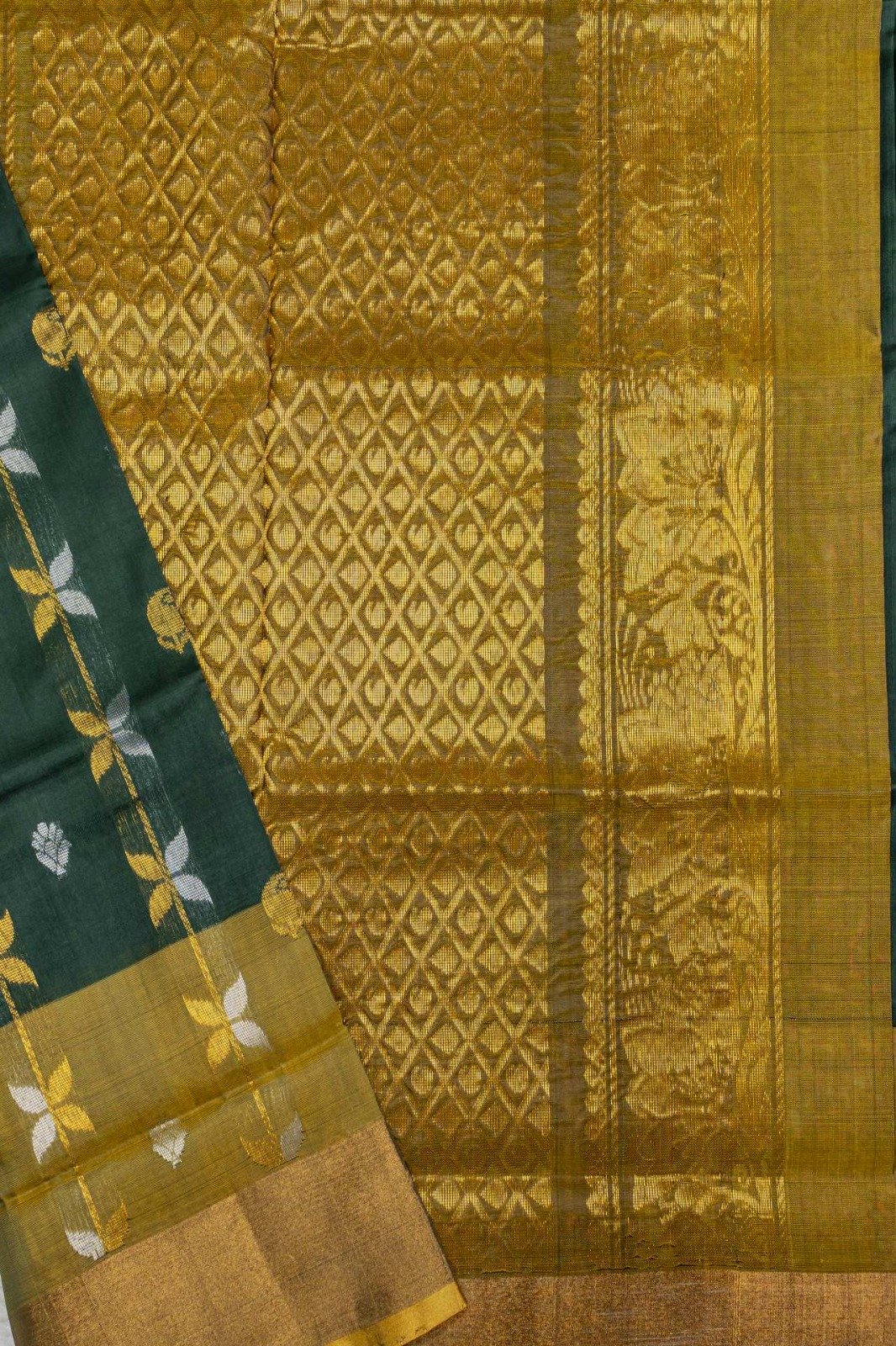 Pure Uppada Silk Saree | VKSH0386a - Image 2