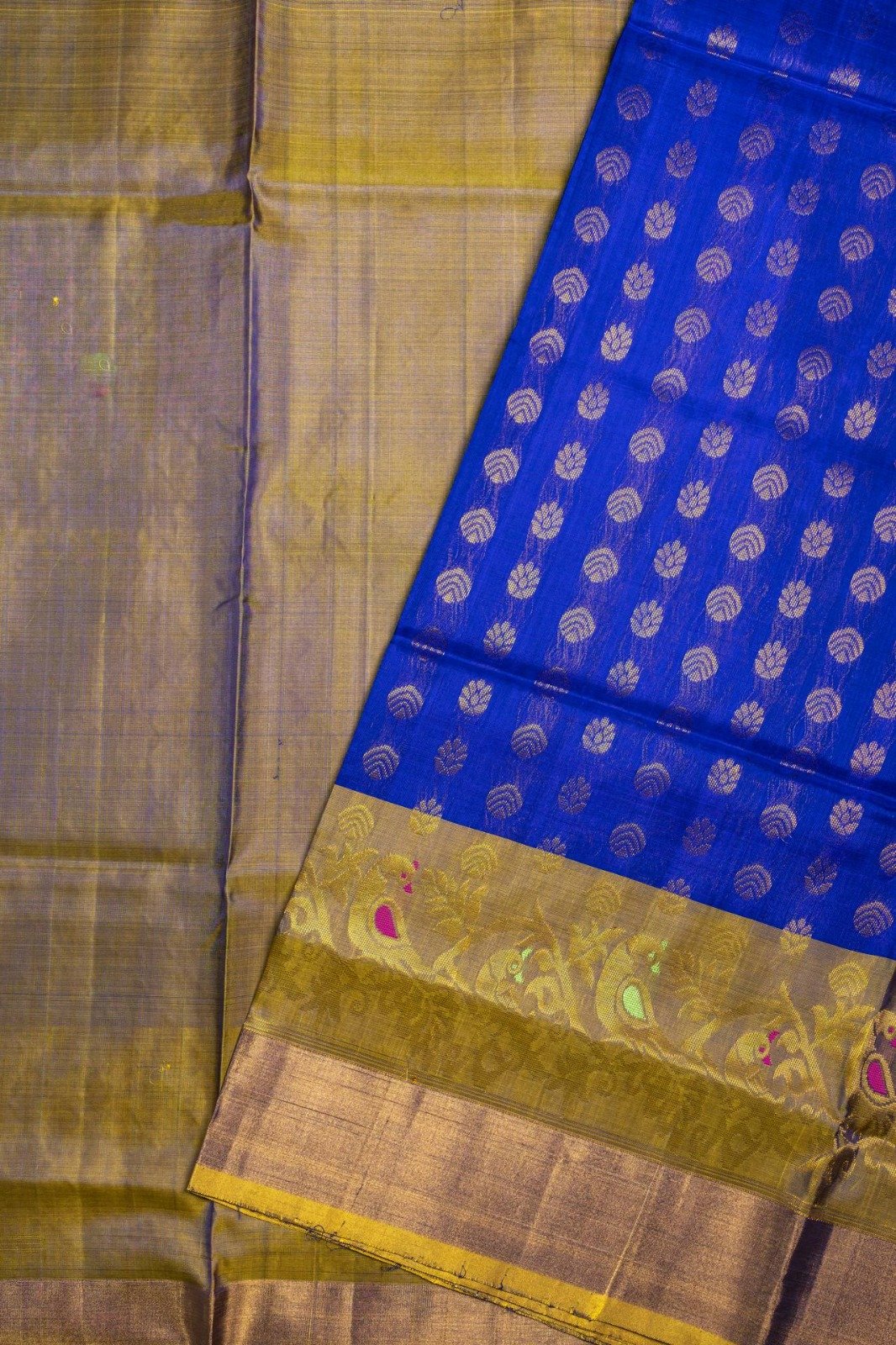 Pure Uppada Silk Saree | VKSH0386C - Image 3