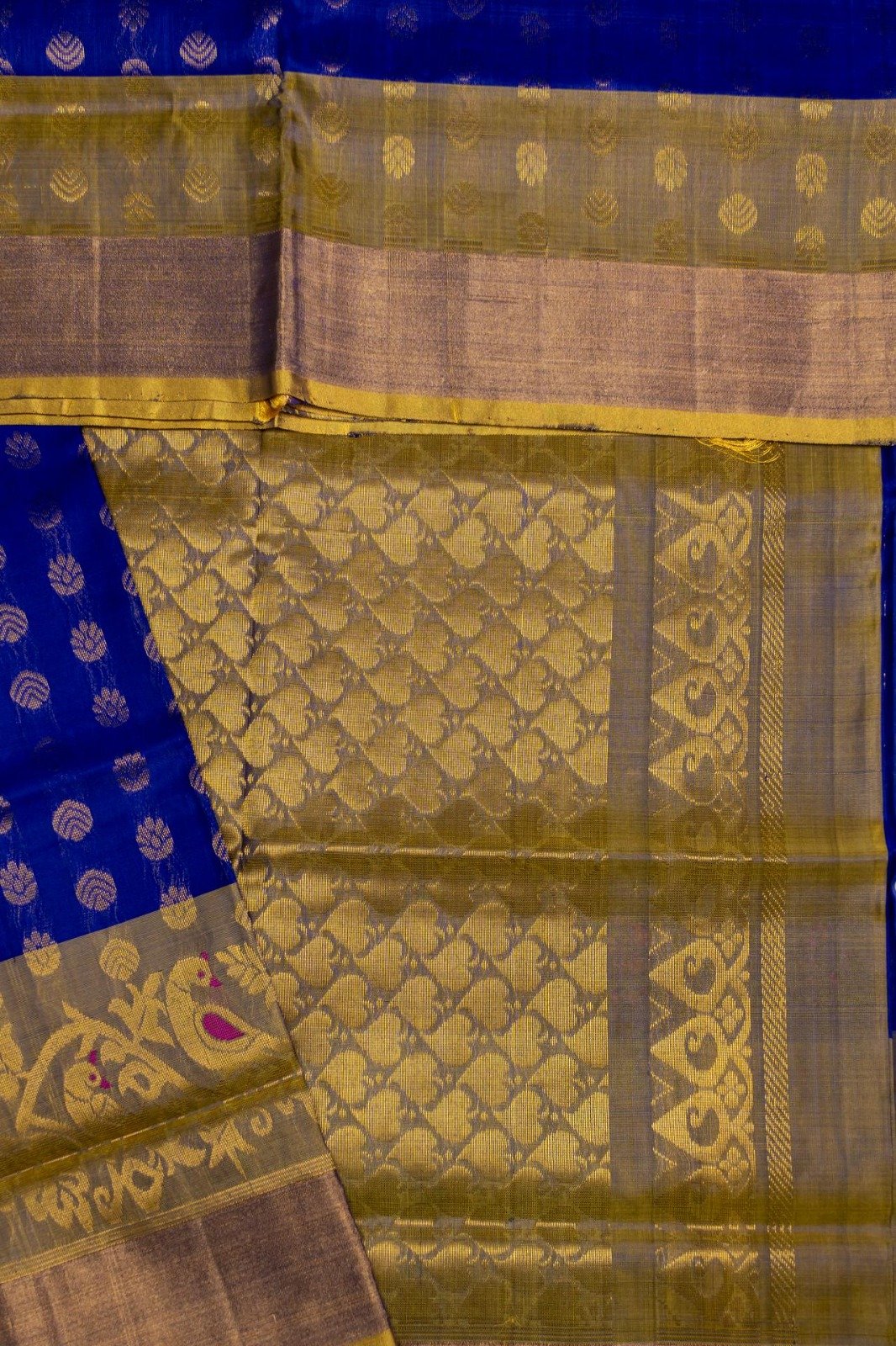 Pure Uppada Silk Saree | VKSH0386C - Image 2