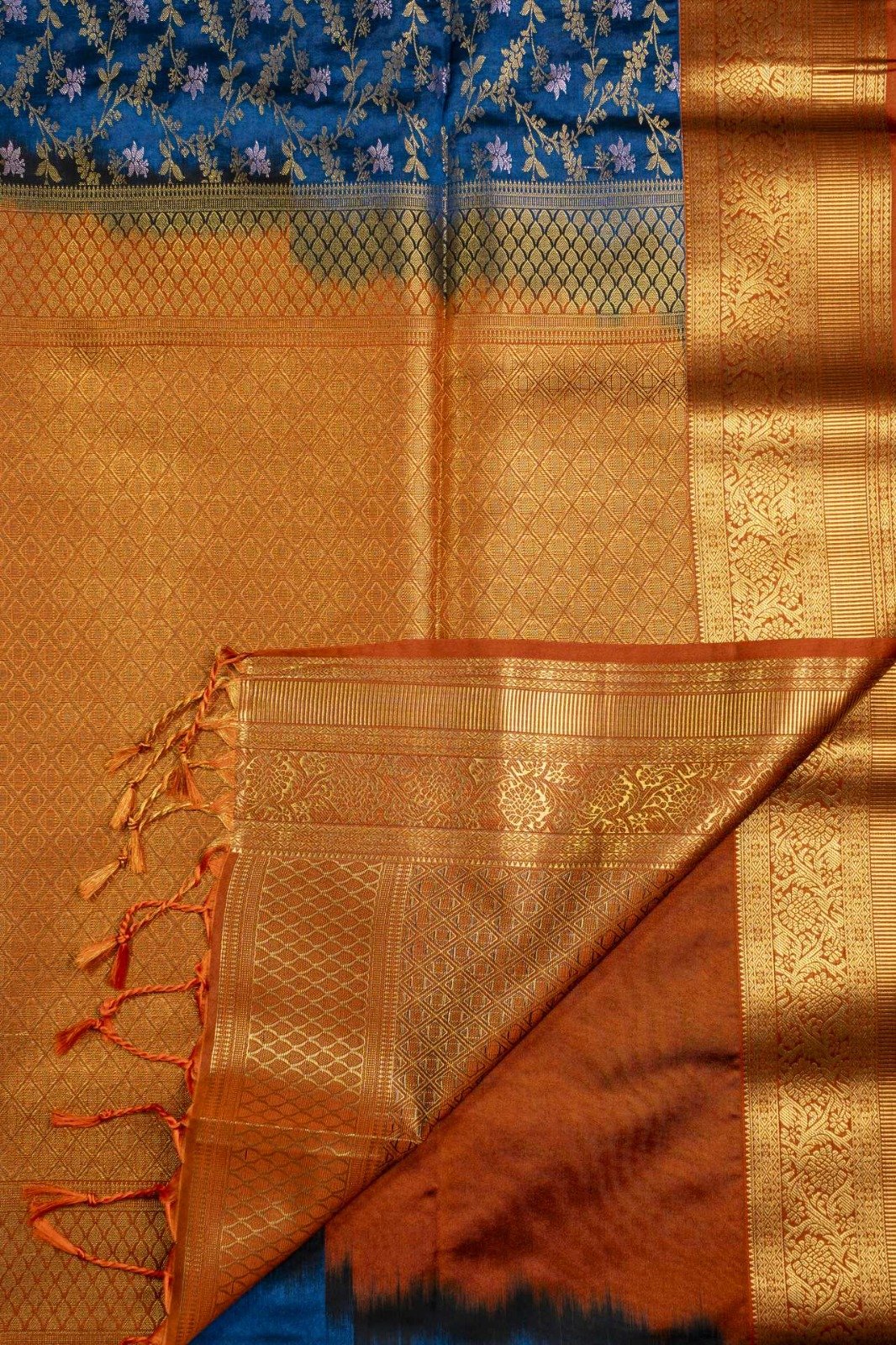 Semi Soft Silk Saree | VKSH0407c - Image 2