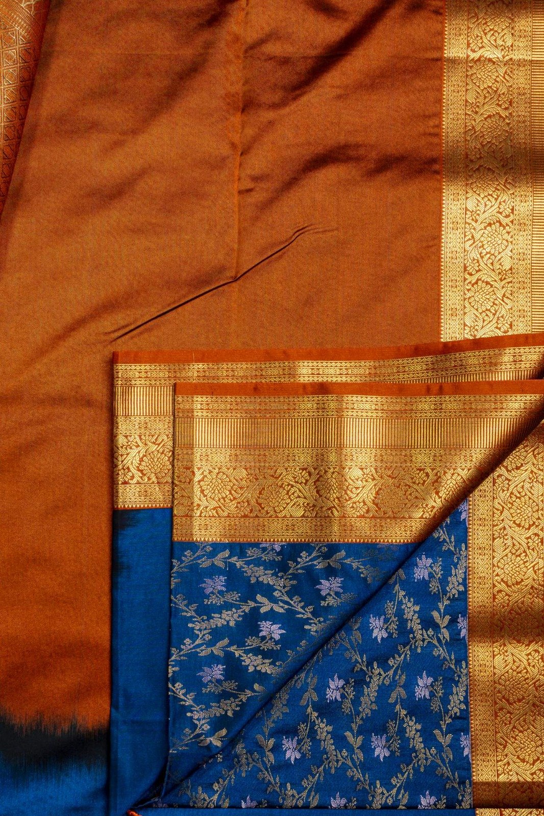 Semi Soft Silk Saree | VKSH0407c - Image 3