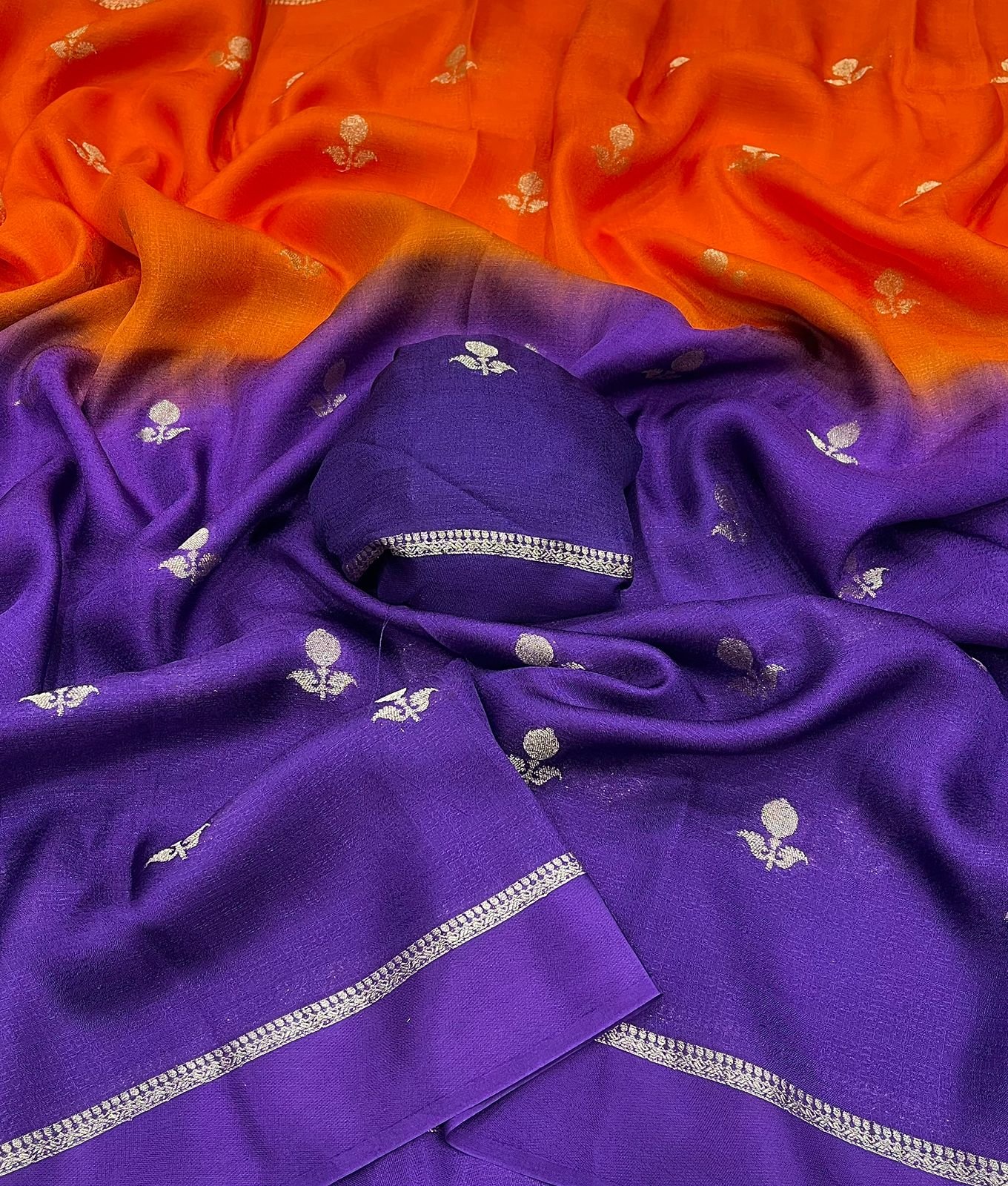 Viscose Khadi Geogette | VKSH0358G - Image 4