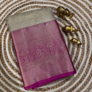 Brocade Kanchipuram Semi Silk Saree | VKSH083