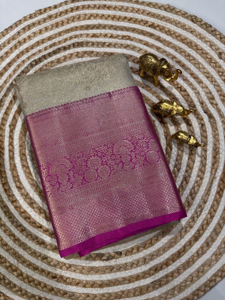 Brocade Kanchipuram Semi Silk Saree | VKSH083