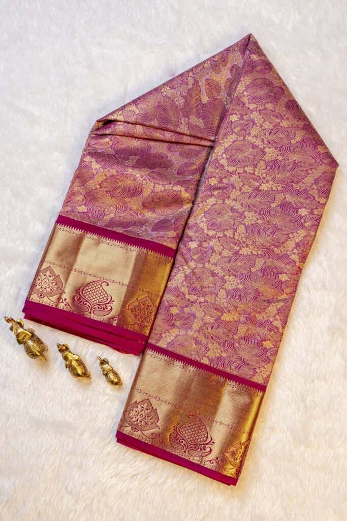 Brocade Kanchipuram Semi Silk Saree | VKSH0453