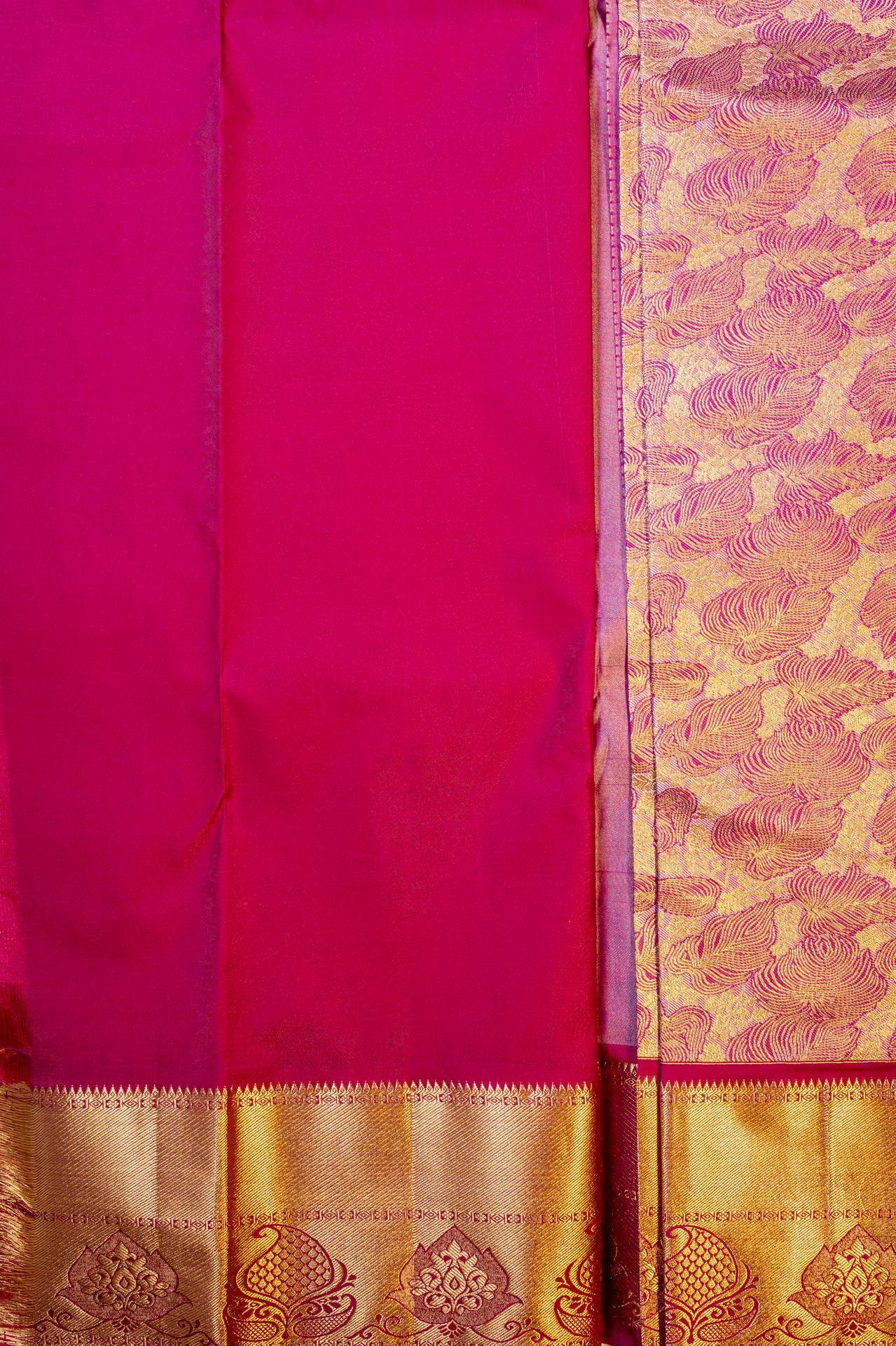 Brocade Kanchipuram Semi Silk Saree | VKSH0453 - Image 3