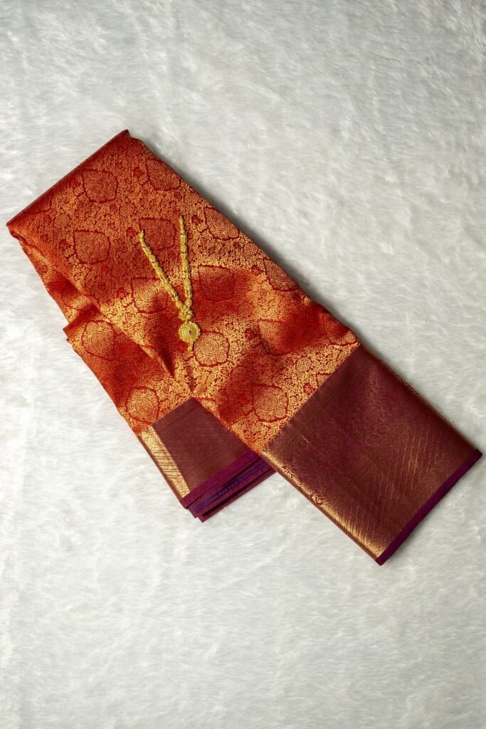 Brocade Kanchipuram Semi Silk Saree | VKSH0444
