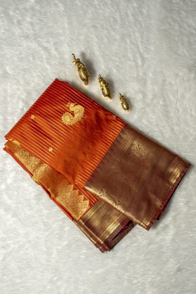 Semi Kanchipuram Silk Saree | VKSH0293A
