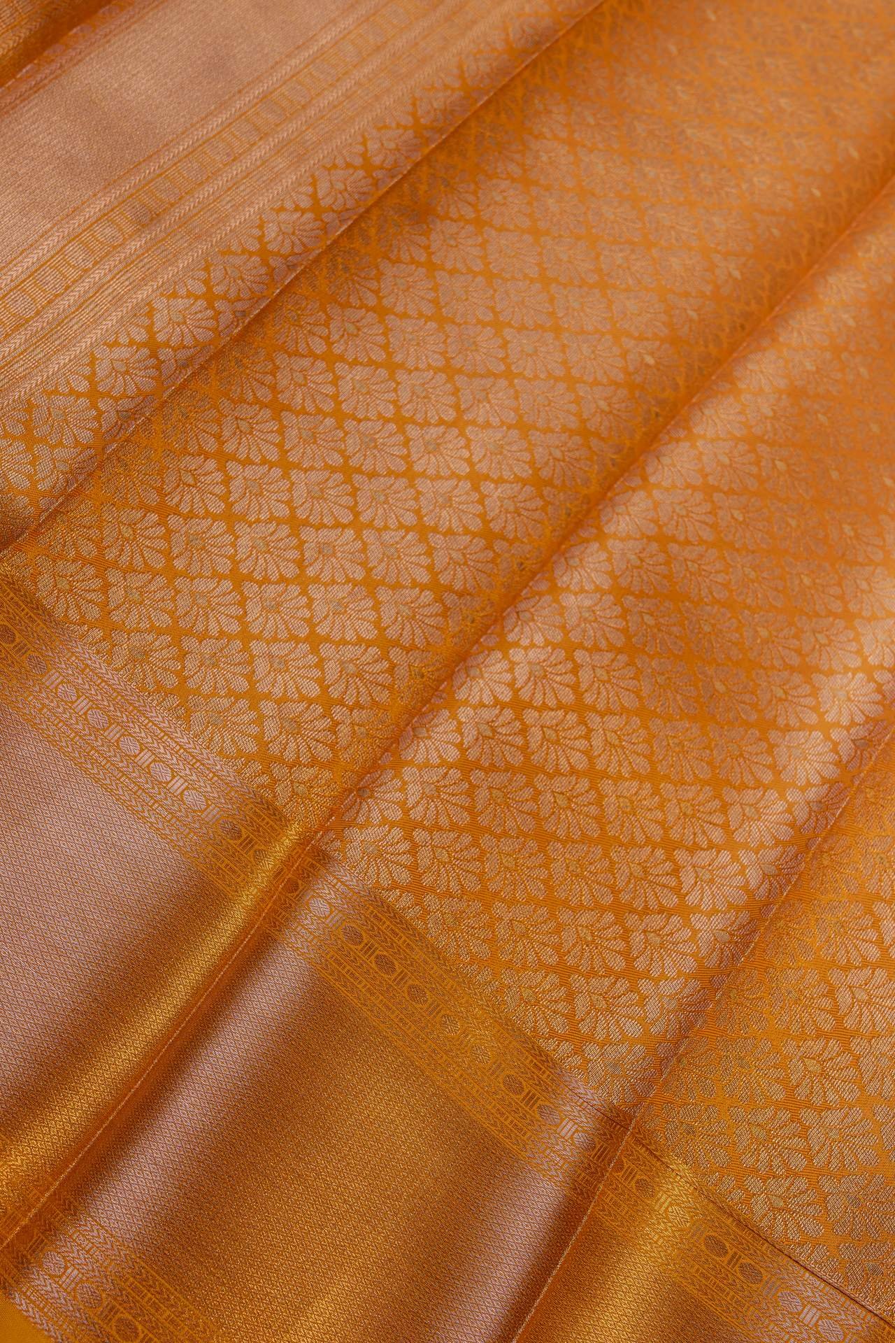 Brocade Kanchipuram Semi Silk Saree | VKSH0439 - Image 2